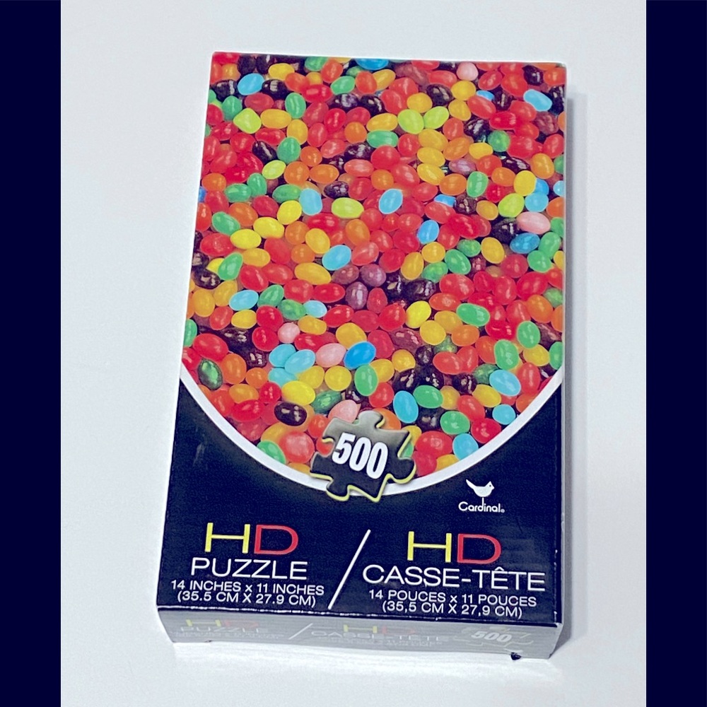 500 Piece HD Puzzle of Jellybeans